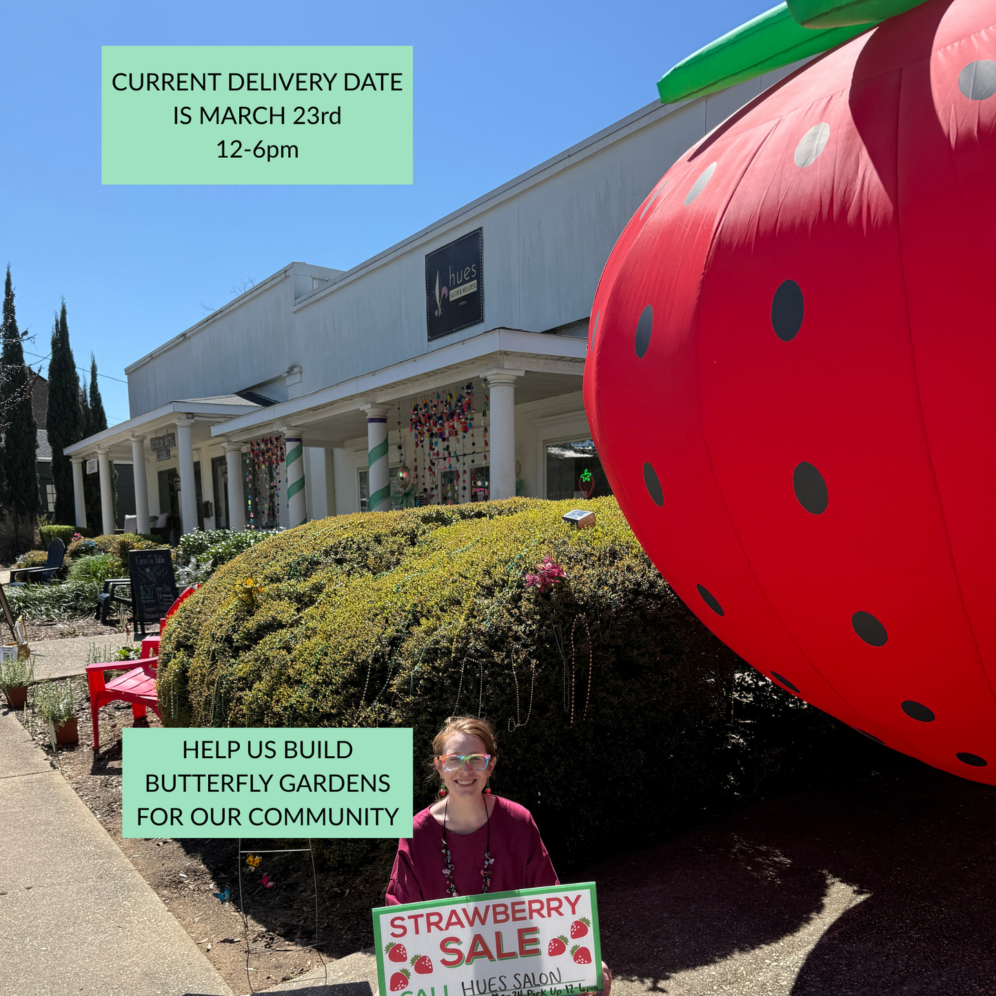 Strawberry Fundraiser Box - SOLD OUT - THANK YOU SO BERRY MUCH!!! See other Strawberry Fundraiser Items Available Below