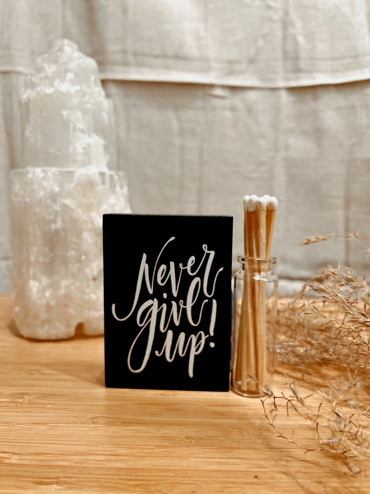 “Never Give Up” Match Block - Image #1