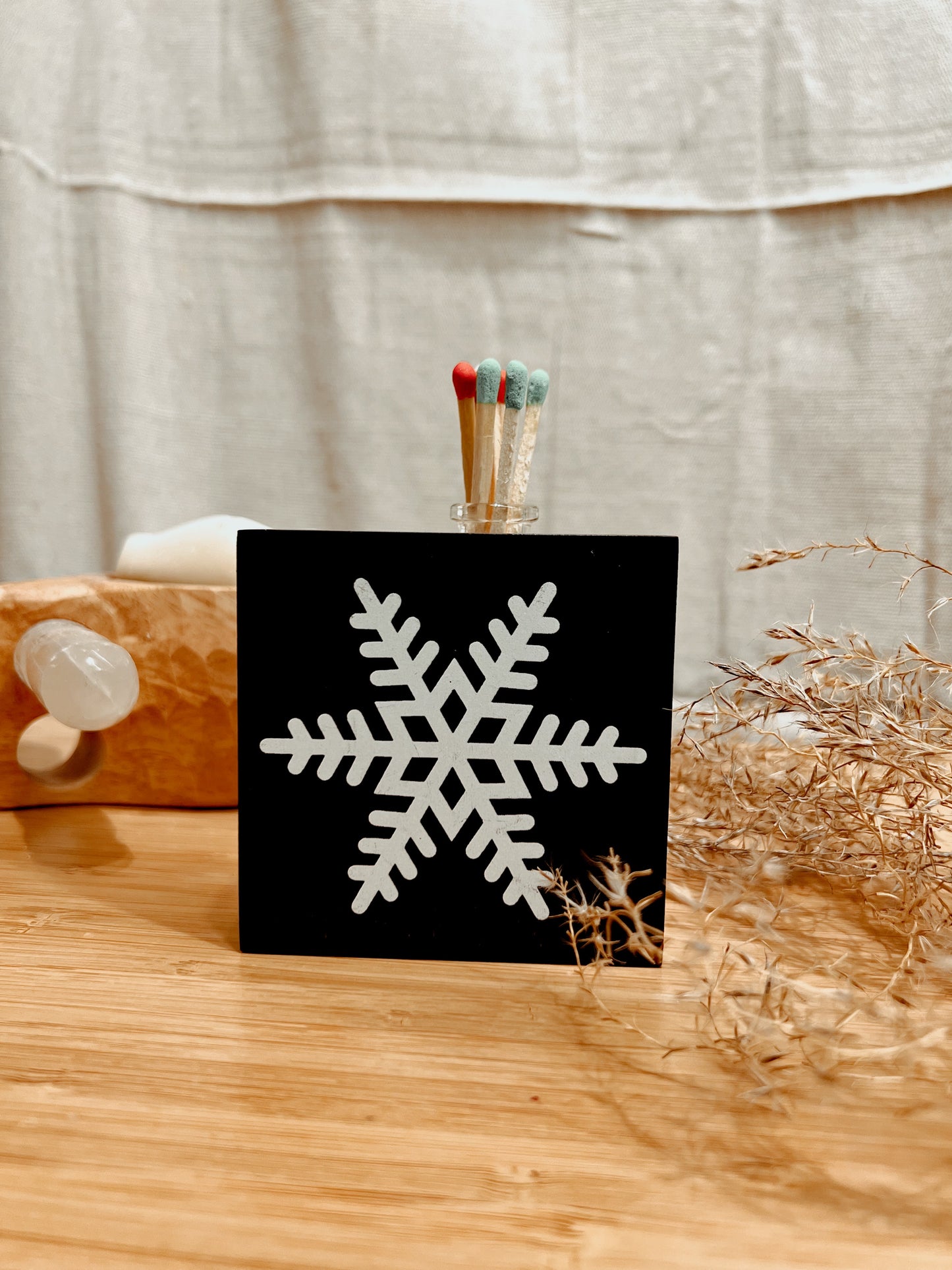 Holiday Snowflake Sign