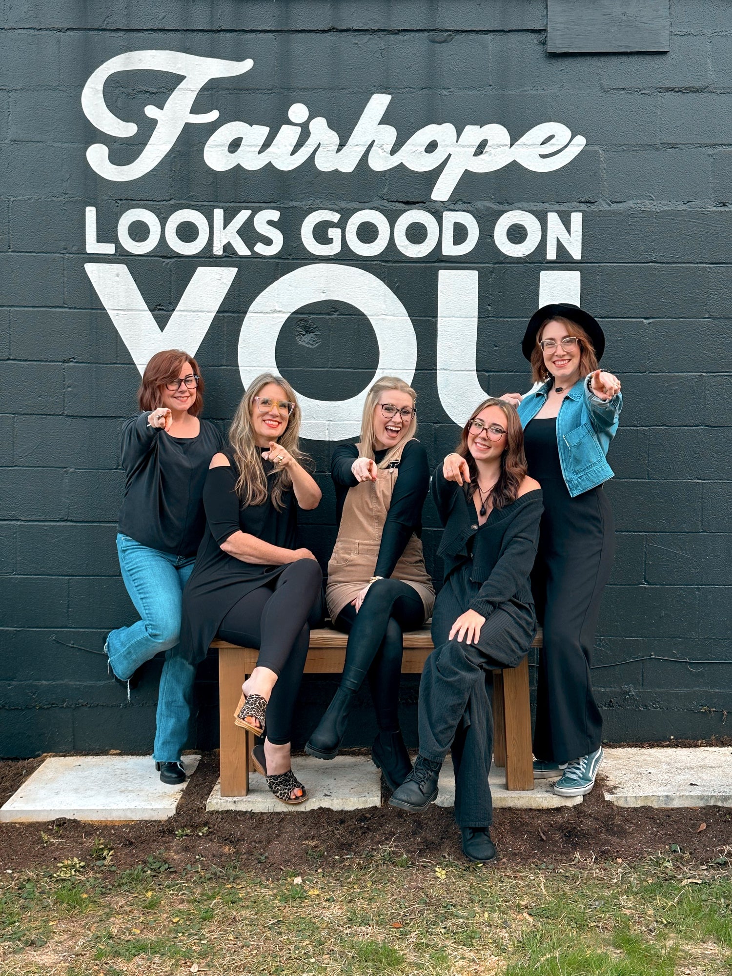 Friendly and professional Aveda Salon staff who are experts at Hues Salon & Wellness in Fairhope, Alabama, specializing in hair color, facials, and lash lift and tints, and waxing.”